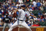 CHICAGO - MAY 2: Ted Lilly #30 of the Chicago Cubs pitches against the Florida Marlins during the game on May 2, 2009 at Wrigley Field in Chicago, Illinois. (Photo by Jonathan Daniel/Getty Images)