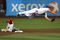 NEW YORK - JUNE 09: Jimmy Rollins #11 of the Philadelphia Phillies is out at second as Alex Cora #3 of the New York Mets throws to first base  during their game at Citi Field on June 9, 2009 in the Flushing neighborhood of the Queens borough of New York City.  (Photo by Chris McGrath/Getty Images)