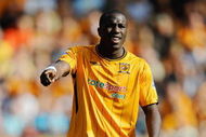 HULL, ENGLAND - AUGUST 22:  Jozy Altidore of Hull during the Barclays Premier League match between Hull City and Bolton Wanderers at the KC Stadium on August 22, 2009 in Hull, England.  (Photo by Michael Regan/Getty Images)