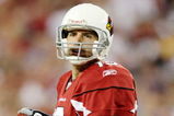 GLENDALE, AZ - AUGUST 22:  Quarterback Kurt Warner # 13of the Arizona Cardinals looks to pass the ball downfield in the first quarter during the game against  the San Diego Chargers at the University of Phoenix Stadium on August 22, 2009 in Glendale, Arizona. (Photo by Christian Petersen/Getty Images)
