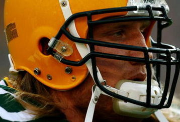 GREEN BAY, WI - AUGUST 15:  Linebacker A.J. Hawk #50 of the Green Bay Packers looks on before taking on the Cleveland Browns during the preseason game at Lambeau Field on August 15, 2009 in Green Bay, Wisconsin. (Photo by Jonathan Daniel/Getty Images)
