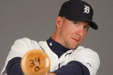LAKELAND, FL - FEBRUARY 21:  Clete Thomas #34 of the Detroit Tigers poses for a portrait during Photo Day on February 21, 2009 at Joker Marchant Stadium in Lakeland, Florida. (Photo by: Nick Laham/Getty Images)