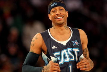PHOENIX - FEBRUARY 15:  Allen Iverson #1 of the Eastern Conference smiles during the 58th NBA All-Star Game, part of 2009 NBA All-Star Weekend at US Airways Center on February 15, 2009 in Phoenix, Arizona.  NOTE TO USER: User expressly acknowledges and agrees that, by downloading and or using this photograph, User is consenting to the terms and conditions of the Getty Images License Agreement.  (Photo by Ronald Martinez/Getty Images)
