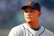 NEW YORK - JULY 19:  Miguel Cabrera #24 of the Detroit Tigers looks on against the New York Yankees on July 19, 2009 at Yankee Stadium in the Bronx borough of New York City.  (Photo by Jim McIsaac/Getty Images)