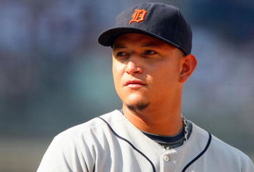 NEW YORK - JULY 19:  Miguel Cabrera #24 of the Detroit Tigers looks on against the New York Yankees on July 19, 2009 at Yankee Stadium in the Bronx borough of New York City.  (Photo by Jim McIsaac/Getty Images)