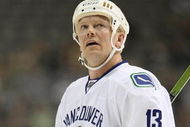 DALLAS - MARCH 24:  Center Mats Sundin #13 of the Vancouver Canucks during play against the Dallas Stars at the American Airlines Center on March 24 , 2009 in Dallas, Texas.  (Photo by Ronald Martinez/Getty Images)