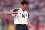 20 Jun 2000:  Lothar Matthaus of Germany in action during the European Championships 2000 group match against Portugal at the De Kuip Stadium in Rotterdam, Holland.  Portugal won the match 3-0. \ Mandatory Credit: Gary M Prior/Allsport
