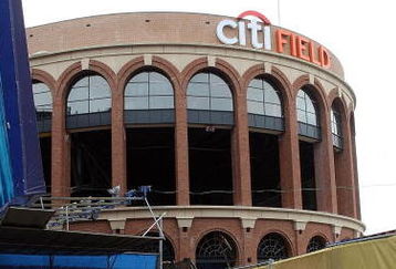 FLUSHING, NY - SEPTEMBER 25: CitiField is seen from the New York Mets bullpen at Shea Stadium on September 25, 2008 in the  Flushing neighborhood of the Queens borough of New York City. The New York Mets will move from Shea Stadium at the conclusion of their 2008 season for their new home at Citi Field.  (Photo by Nick Laham/Getty Images)