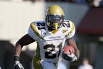 CHAPEL HILL, NC - NOVEMBER 08:  Jonathan Dwyer #21 of the Georgia Tech Yellow Jackets carries the ball during the game against the North Carolina Tar Heels at Kenan Stadium on November 8, 2008 in Chapel Hill, North Carolina.  (Photo by Kevin C. Cox/Getty Images)