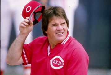 1989:  Pete Rose of the Cincinnati Reds looks on during batting practice. Mandatory Credit: Allen Steele  /Allsport
