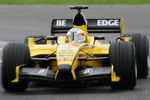 SILVERSTONE, ENGLAND - JULY 9:  Narain Karthikeyan of India and Jordan during the practice session prior to qualifying for the British F1 Grand Prix at Silverstone Circuit on July 9, 2005 in Silverstone, England. (Photo by Mark Thompson/Getty Images)