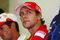 VALENCIA, SPAIN - AUGUST 23:  Luca Badoer of Italy and Ferrari attends the drivers parade before the European Formula One Grand Prix at the Valencia Street Circuit on August 23, 2009, in Valencia, Spain.  (Photo by Ryan Pierse/Getty Images)