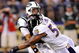BALTIMORE - AUGUST 24: Mark Sanchez #6 of the New York Jets is hit by Ray Lewis #52 of the Baltimore Ravens in a preseason game at M&T Bank Stadium on August 24, 2009 in Baltimore, Maryland. Sanchez's pass was intercepted and returned for a touchdown on the play. (Photo by Greg Fiume/Getty Images)
