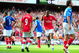 LONDON, ENGLAND - AUGUST 22:  Abou Diaby of Arsenal celebrates his goal with teammate Eduardo during the Barclays Premier League match between Arsenal and Portsmouth at the Emirates Stadium on August 22, 2009 in London, England.  (Photo by Mike Hewitt/Getty Images)