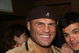 NEW YORK - APRIL 25: Mixed martial arts (MMA) fighters Randy Couture (L), Renato Magno (2nd L) and Enson Inoue (R) pose with David Mamet during a private party, hosted by David Mamet, for 'Redbelt' at Honey on April 25, 2008 in New York City. (Photo by Andrew H. Walker/Getty Images)