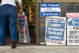 SYDNEY, AUSTRALIA - MAY 23: A Cronulla newsagent puts out the newspaper headline banners announcing the ongoing dramas at Cronulla Football club on May 23, 2009 in Sydney, Australia. The NRL has ordered the Sharks directors to present on its financial position and ongoing off-field dramas which have plagued the club in 2009. (Photo by Craig Golding/Getty Images)