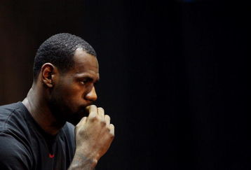 BEIJING - AUGUST 24:  LeBron James of the Cleveland Cavaliers takes part in a promotional event during a visit to China on August 24, 2009 in Beijing, China.  (Photo by Feng Li/Getty Images)