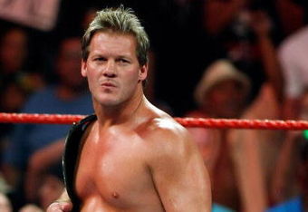 LAS VEGAS - AUGUST 24:  Wrestler Chris Jericho appears in the ring during the WWE Monday Night Raw show at the Thomas & Mack Center August 24, 2009 in Las Vegas, Nevada.  (Photo by Ethan Miller/Getty Images)