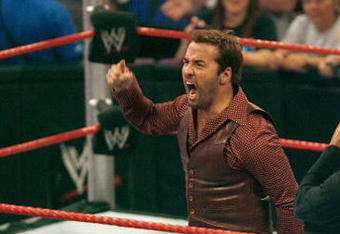 UNCASVILLE, CT - AUGUST 3:  Actor Jeremy Piven guest hosts WWE's 'Monday Night Raw' at Mohegan Sun on August 3, 2009 in Uncasville, Connecticut.  (Photo by Jim Rogash/Getty Images)