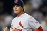 LOS ANGELES, CA - AUGUST 19:  St. Louis Cardinals manager Tony La Russa runs back to the dugout during the game against the Los Angeles Dodgers at Dodger Stadium on August 19, 2009 in Los Angeles, California.  (Photo by Jeff Gross/Getty Images)