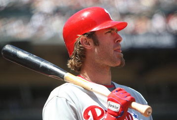 SAN FRANCISCO - AUGUST 02:  Jayson Werth #28 of the Philadelphia Phillies bats against the San Francisco Giants during a Major League Baseball game at AT&T Park on August 2, 2009 in San Francisco, California.  (Photo by Jed Jacobsohn/Getty Images)