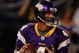 MINNEAPOLIS, MN - AUGUST 21: Quarterback Brett Favre #4 of the Minnesota Vikings drops back to pass the football against the Kansas City Chiefs at Hubert H. Humphrey Metrodome on August 21, 2009 in Minneapolis, Minnesota. (Photo by Scott Boehm/Getty Images)