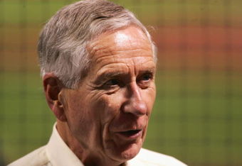 HOUSTON - OCTOBER 17:  Houston Astros owner Drayton McLane attends Game Five of the National League Championship Series between the St. Louis Cardinals and the Houston Astros at Minute Maid Park on October 17, 2005 in Houston, Texas.   The Cardinals defeated the Astros 5-4 to make the series 3 games to 2 Astros.  (Photo by Elsa/Getty Images)