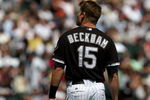 CHICAGO - AUGUST 06:  Gordon Beckham #15 of the Chicago White Sox looks on against the Los Angeles Angels of Anaheim at U.S. Cellular Field on August 6, 2009 in Chicago, Illinois.  (Photo by Jonathan Daniel/Getty Images)