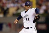 ST. LOUIS, MO - JULY 14:  National League All-Star Trevor Hoffman of the Milwaukee Brewers pitches during the 2009 MLB All-Star Game at Busch Stadium on July 14, 2009 in St Louis, Missouri. (Photo by Jamie Squire/Getty Images)
