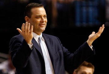 TAMPA, FL - MARCH 12:  Head coach Billy Gillispie of the Kentucky Wildcats reacts to a call during the game against the Ole Miss Rebels during the first round of the SEC Men's Basketball Tournament on March 12, 2009 at The St. Pete Times Forum in Tampa, Florida.  (Photo by Chris Graythen/Getty Images)