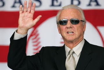 COOPERSTOWN, NY - JULY 31: Hall of Famer Al Kaline attends the Baseball Hall of Fame Induction ceremony on July 31, 2005 at the Clark Sports Complex in Cooperstown, New York.  (Photo by Ezra Shaw/Getty Images)