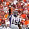 BLACKSBURG, VA - SEPTEMBER 01:  Quarterback Patrick Pinkney #15 of the East Carolina Pirates reacts after the Pirates scored a touchdown against the Virginia Tech Hokies on September 1, 2007 at Lane Stadium in Blacksburg, Virginia.  (Photo by Kevin C. Cox/Getty Images)