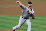 LOS ANGELES, CA - AUGUST 19:  Adam Wainwright #50 of the St. Louis Cardinals pitches against the Los Angeles Dodgers at Dodger Stadium on August 19, 2009 in Los Angeles, California.  (Photo by Jeff Gross/Getty Images)