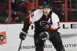 PHILADELPHIA - MARCH 05: Simon Gagne #12 of the Philadelphia Flyers skates against the Calgary Flames on March 5, 2009 at the Wachovia Center in Philadelphia, Pennsylvania. (Photo by Bruce Bennett/Getty Images)