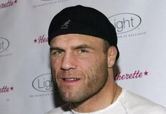 LAS VEGAS - FEBRUARY 22:  UFC fighter Randy Couture attends the 'Heatherette' party hosted by celebrity designers Richie Rich and Traver Rains, at Light nightclub, Bellagio  Hotel, February 22, 2006 in Las Vegas, Nevada. (Photo by Chris Farina/Getty Images)