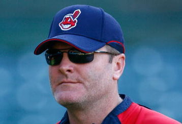 ANAHEIM, CA - JULY 27:  Cleveland Indians manager Eric Wedge looks on during batting practice prior to the game against the Los Angeles Angels of Anaheim at Angel Stadium on July 27, 2009 in Anaheim, California.  (Photo by Jeff Gross/Getty Images)