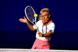 Aug 1989:  Martina Navratilova of the USA in action during the 1989 US Open played at Flushing Meadow, New York, USA. \ Mandatory Credit: Allsport UK /Allsport