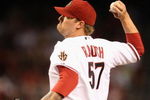 PHOENIX - MAY 08:  Relief pitcher Jon Rauch #57 of the Arizona Diamondbacks pitches against the Washington Nationals during the game at Chase Field on May 8, 2009 in Phoenix, Arizona.  The Nationals defeated the Diamondbacks 5-4.  (Photo by Christian Petersen/Getty Images)