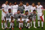 BARCELONA, SPAIN - APRIL 08:  The Bayern Munich team poses for a team photo during the UEFA Champions League quarter final first leg match between FC Barcelona and FC Bayern Munich at the Camp Nou stadium on April 8, 2009 in Barcelona, Spain.  (Photo by Jamie McDonald/Getty Images)