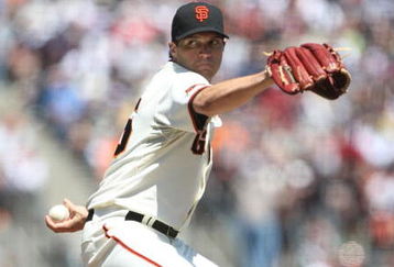SAN FRANCISCO - AUGUST 02:  Barry Zito #75 of the San Francisco Giants pitches against the Philadelphia Phillies during a Major League Baseball game at AT&T Park on August 2, 2009 in San Francisco, California.  (Photo by Jed Jacobsohn/Getty Images)
