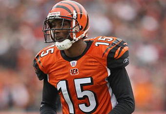 CINCINNATI - NOVEMBER 25:  Chris Henry #15 of the Cincinnati Bengals runs during the NFL game against the Tennessee Titans at Paul Brown Stadium on November 25, 2007 in Cincinnati, Ohio. (Photo by Andy Lyons/Getty Images)