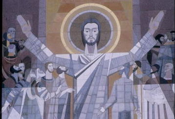 13 Aug 1997:   A view of Touchdown Jesus at newly renovated Notre Dame Stadium during Media Day in South Bend, Indiana. Mandatory Credit: Matthew Stockman  /Allsport