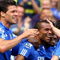 LONDON, ENGLAND - AUGUST 29:  Ashley Cole of Chelsea celebrates with teammates after scoring the third goal during the Barclays Premier League match between Chelsea and Burnley at Stamford Bridge on August 29, 2009 in London, England.  (Photo by Phil Cole/Getty Images)