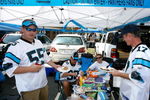 CHARLOTTE, NC - SEPTEMBER 16:  Carolina Panthers fans tailgate before the Houston Texans face the Carolina Panthers at Bank of America Stadium September, 16, 2007 in Charlotte, North Carolina.  (Photo by Kevin C. Cox/Getty Images)