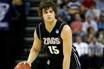 MEMPHIS, TN - MARCH 27:  Matt Bouldin #15 of the Gonzaga Bulldogs moves the ball against the North Carolina Tar Heels during the NCAA Men's Basketball Tournament South Regionals at the FedExForum on March 27, 2009 in Memphis, Tennessee.  (Photo by Joe Murphy/Getty Images)