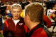 MIAMI - JANUARY 01:  Head coach Brian Kelly (R) of the Cincinnati Bearcats shakes hands with Head coach Frank Beamer of the Virginia Tech Hokies after the FedEx Orange Bowl at Dolphin Stadium on January 1, 2009 in Miami, Florida.  (Photo by Streeter Lecka/Getty Images)