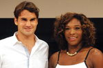 NEW YORK - AUGUST 27: Roger Federer and Serena Williams attend the 2009 US Open Draw Presentation at the New York Times Center on August 27, 2009 in New York City. (Photo by Brad Barket/Getty Images)