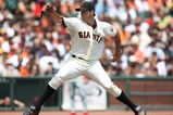 SAN FRANCISCO - AUGUST 02:  Barry Zito #75 of the San Francisco Giants pitches against the Philadelphia Phillies during a Major League Baseball game at AT&T Park on August 2, 2009 in San Francisco, California.  (Photo by Jed Jacobsohn/Getty Images)