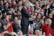 MANCHESTER, ENGLAND - AUGUST 29:  Arsenal Manager Arsene Wenger looks on after being sent to the stands during the Barclays Premier League match between Manchester United and Arsenal at Old Trafford on August 29, 2009 in Manchester, England.  (Photo by Laurence Griffiths/Getty Images)