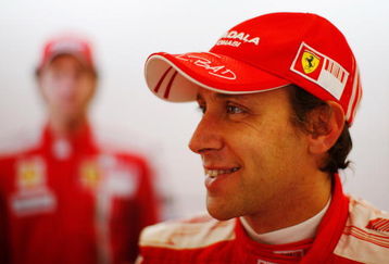 SPA FRANCORCHAMPS, BELGIUM - AUGUST 28:  Luca Badoer of Italy and Ferrari prepares to drive during practice for the Belgian Grand Prix at the Circuit of Spa Francorchamps on August 28, 2009 in Spa Francorchamps, Belgium.  (Photo by Mark Thompson/Getty Images)